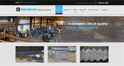 Desktop Screenshot of metaltechsteel.com