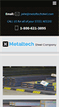 Mobile Screenshot of metaltechsteel.com